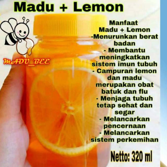 Madu Lemon Pelangsing Alami Terlaris Termurah Indonesia