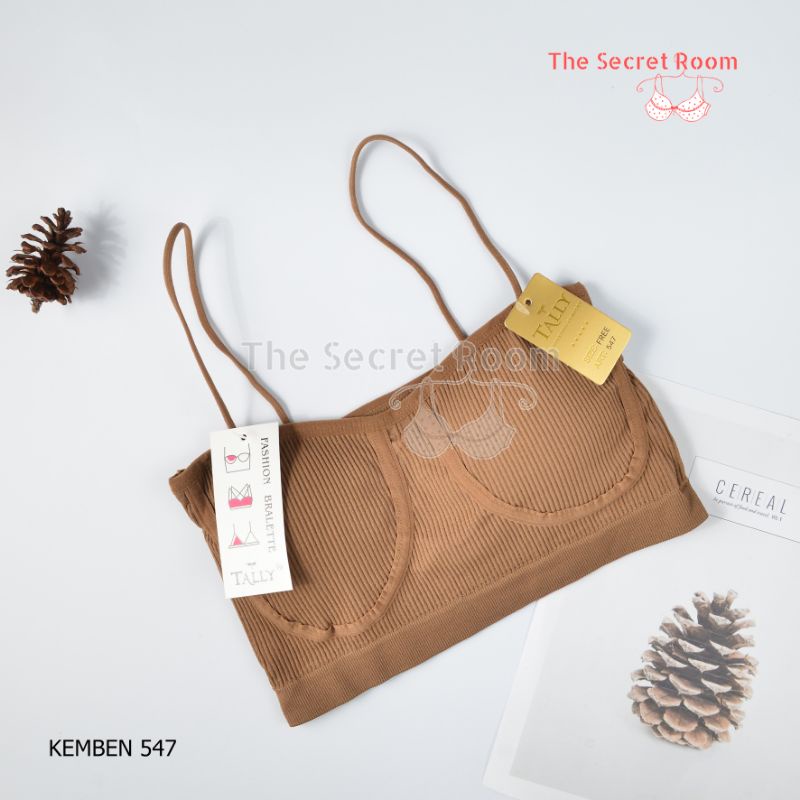 TALLY BRA BH KEMBEN BRALETTE 547 | FREE SIZE | BAHAN RAJUT | CUP B