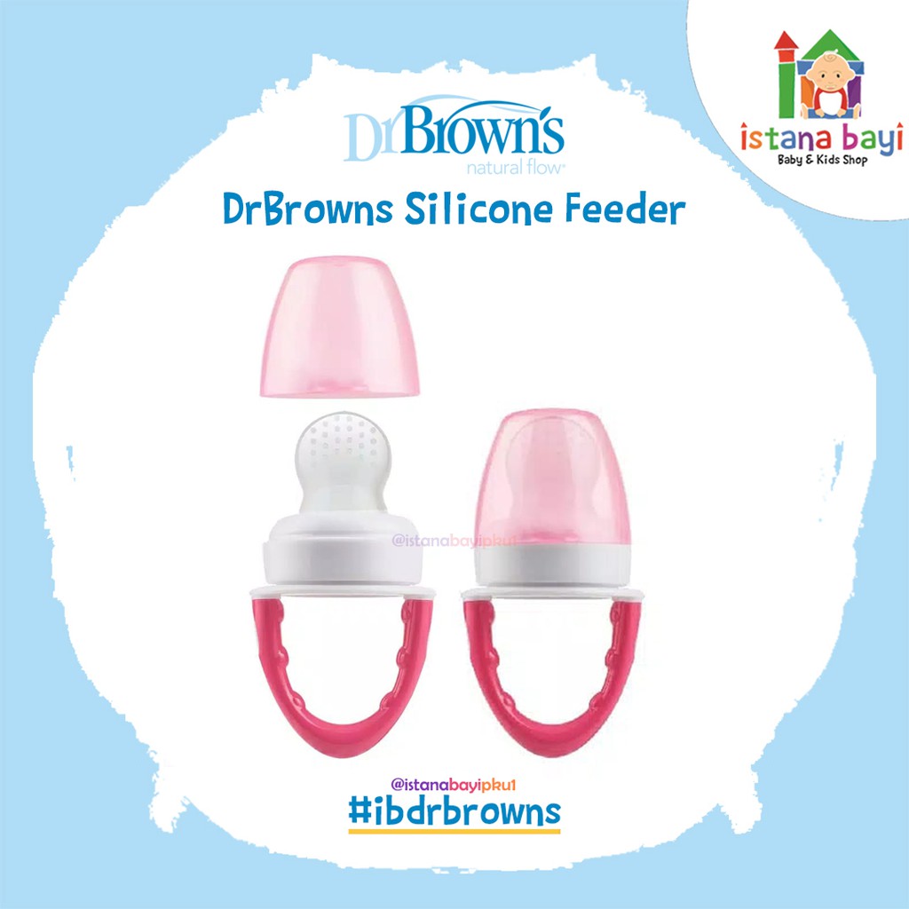 Dr.Brown's Fresh Firsts Silicone Feeder 1 Pack TF005- Tempat Makan Buah