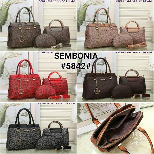 SEMBONIA Monogram TAS FASHION IMPORT BATAM
