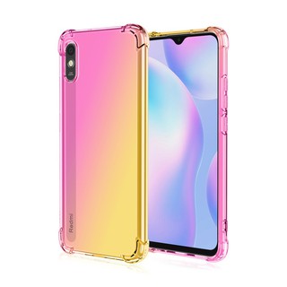 Soft Case Bahan Silikon Jelly Warna  Gradasi Untuk Xiaomi 
