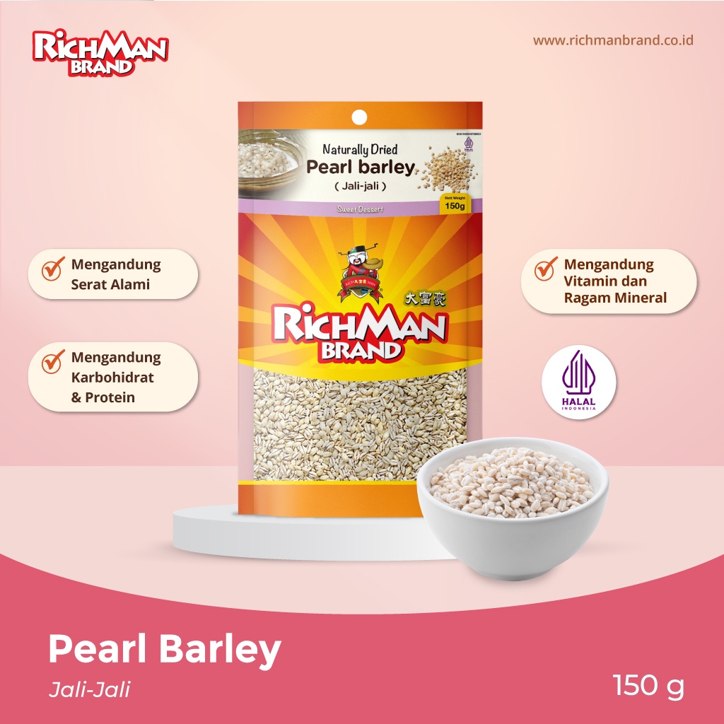

RichMan Brand Pearl Barley ( Jali-Jali ) 150 gr