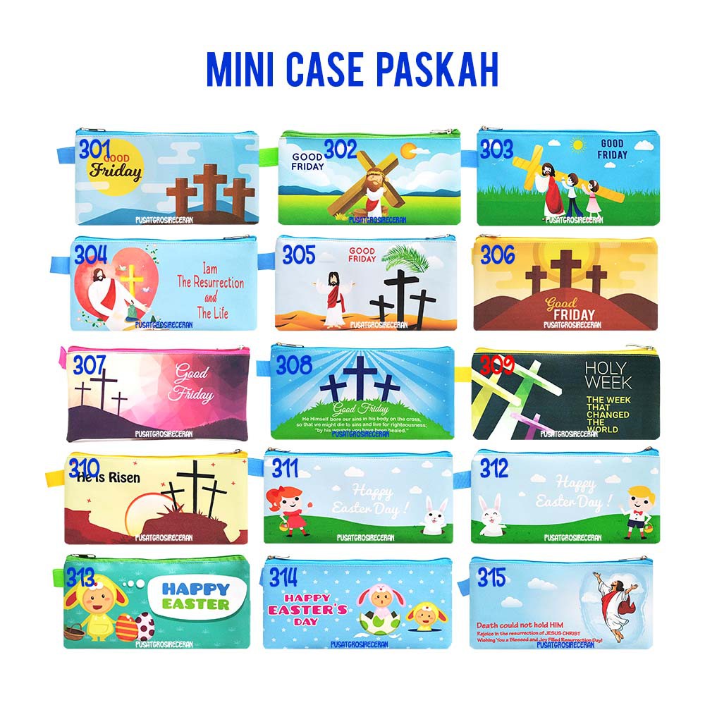 Easter Case Aneka Motif Pouch Souvenir Paskah Passover Day Sekolah Minggu Persekutuan Gereja Shopee Indonesia