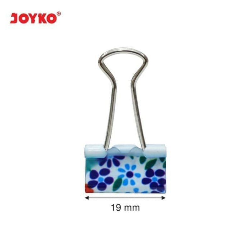 

clip binder no 107/ clip binder joyko/ clip binder murah/ clip binder bunga/ cli binder motif