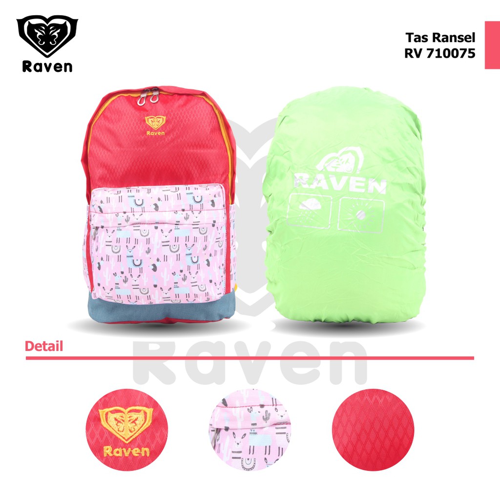 [KLIKTAS] Tas ransel perempuan RAVEN RV 710075 / backpack multifungsi/ tas punggung