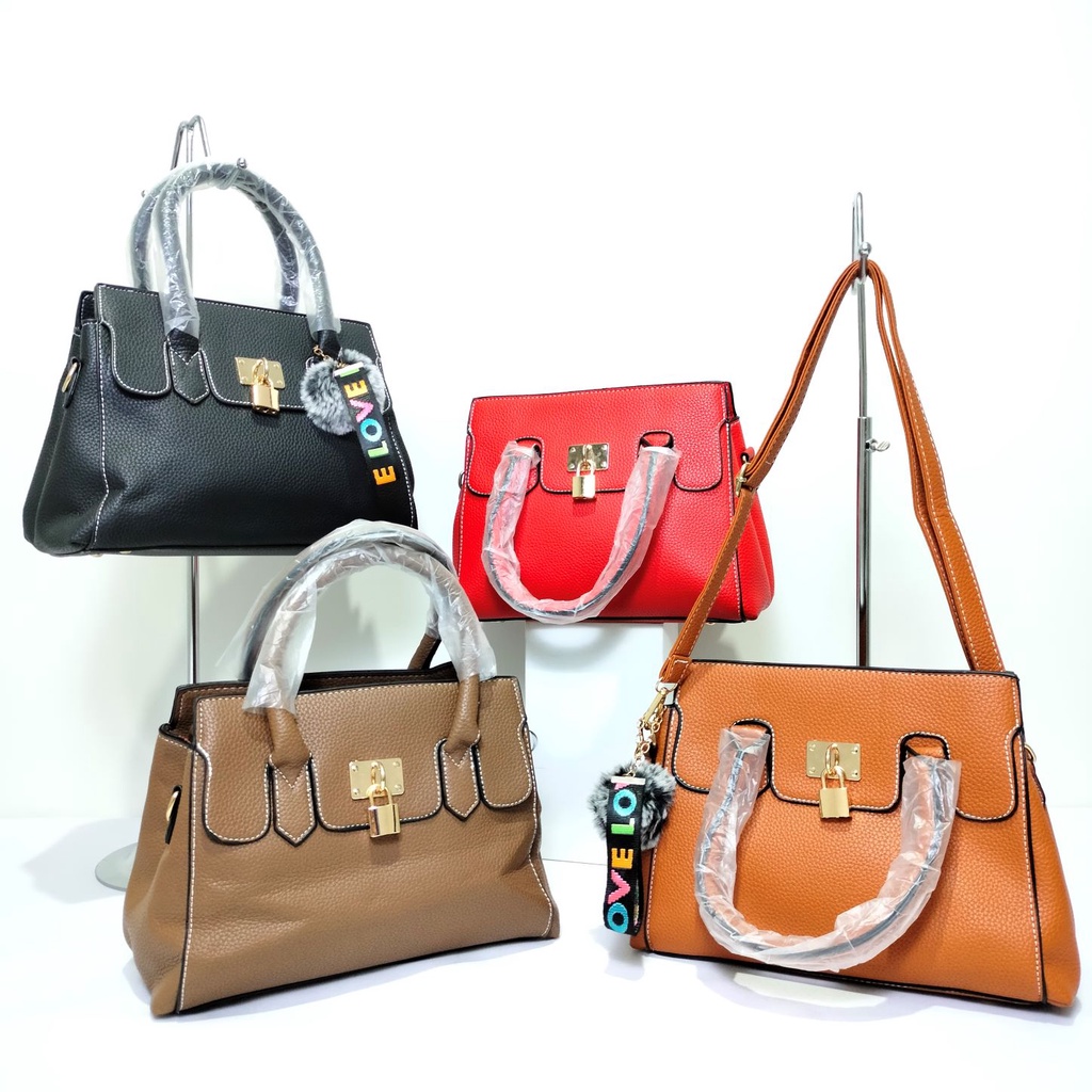 Diskon! Tas Selempang Wanita Import Top Handle Handbag Fashion 905 Bonus Gantungan