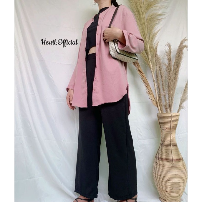 HSL KEMEJA GREYSIA MAUVE