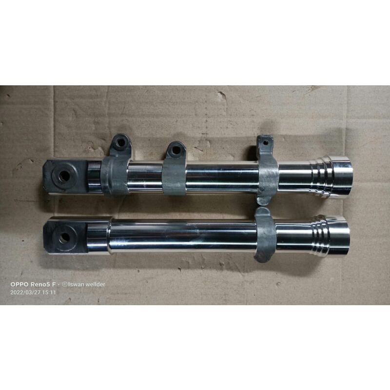 bottom tabung skok depan original vixsen,scorpio,ninja as 33 bubut kinclong/cnc