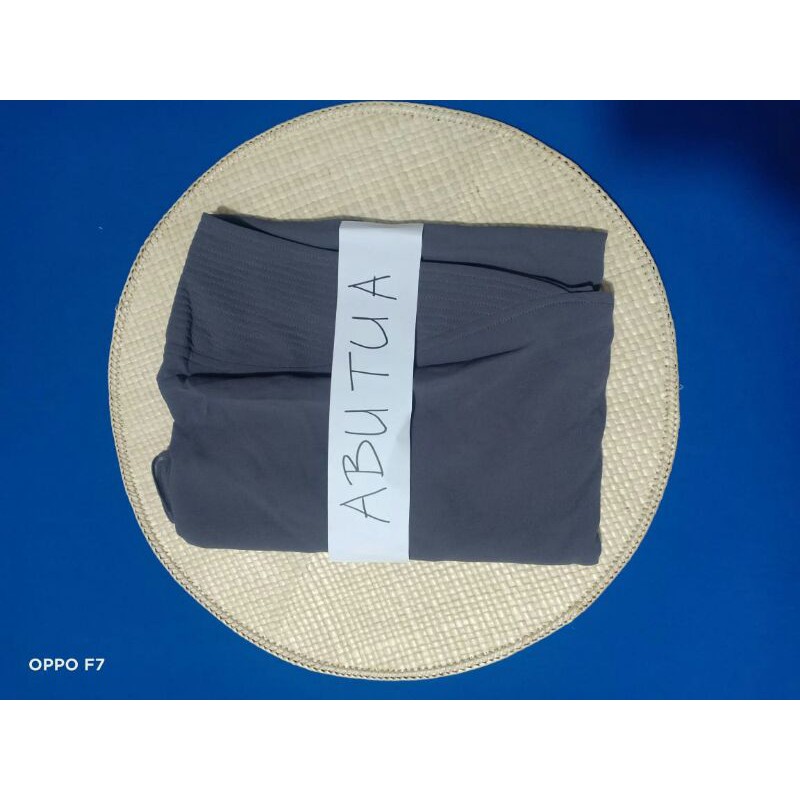 KERUDUNG KHIMAR MALIKA CERUTY PREMIUM/KHIMAR MALIKA BUSA ANTEM SIZE L-Abu tua
