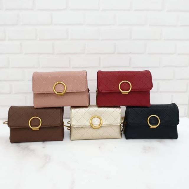 TAS CHARLES & KEITH RING MINI CROSSBODY