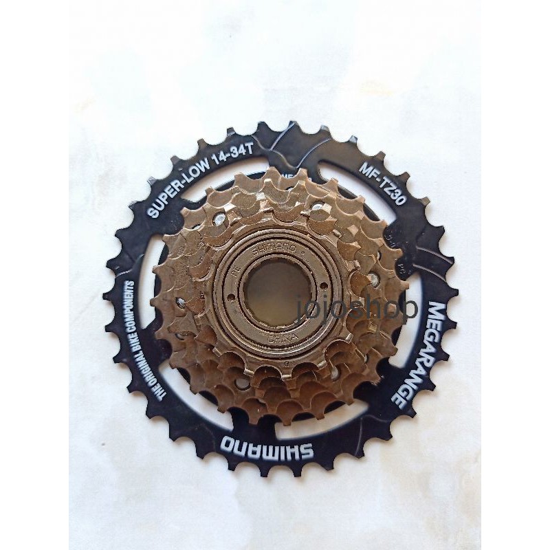 Gear Tumpuk Sprocket Megarange 6 Speed 14-34T