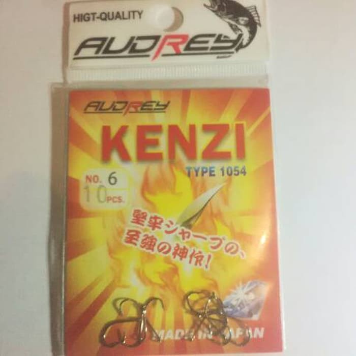 Kail Pancing No. 6 100% Carbon Audrey Kenzi Type 1054 Hook Japan