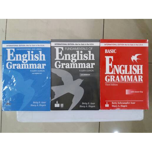 BUKU KAMUS ENGLISH GRAMMAR PAKET 3 BUKU ( BETTY SCHRAMPFER AZAR )