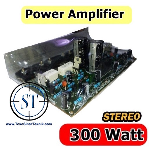 Kit Power Amplifier OCL System Stereo 300W TR Sanken 2SA 1216 2SC 2922 + Power Suplay DSY-012P