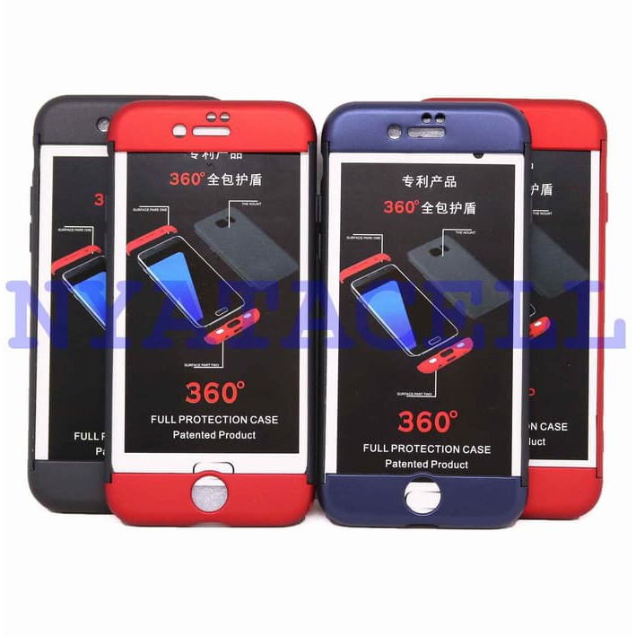Promo MURMER Case 360 3 In 1 Iphone 7 7G 7S /Full Protection Hardcase GKK Matte
