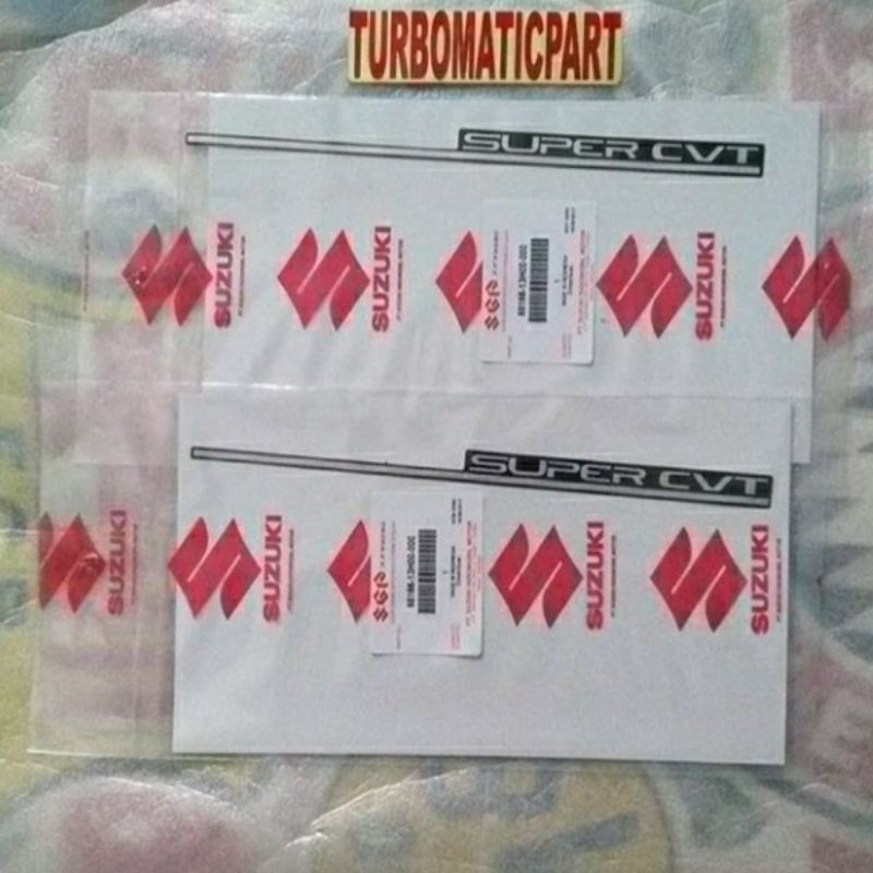 sticker cvt box filter suzuki skywave ' hayate