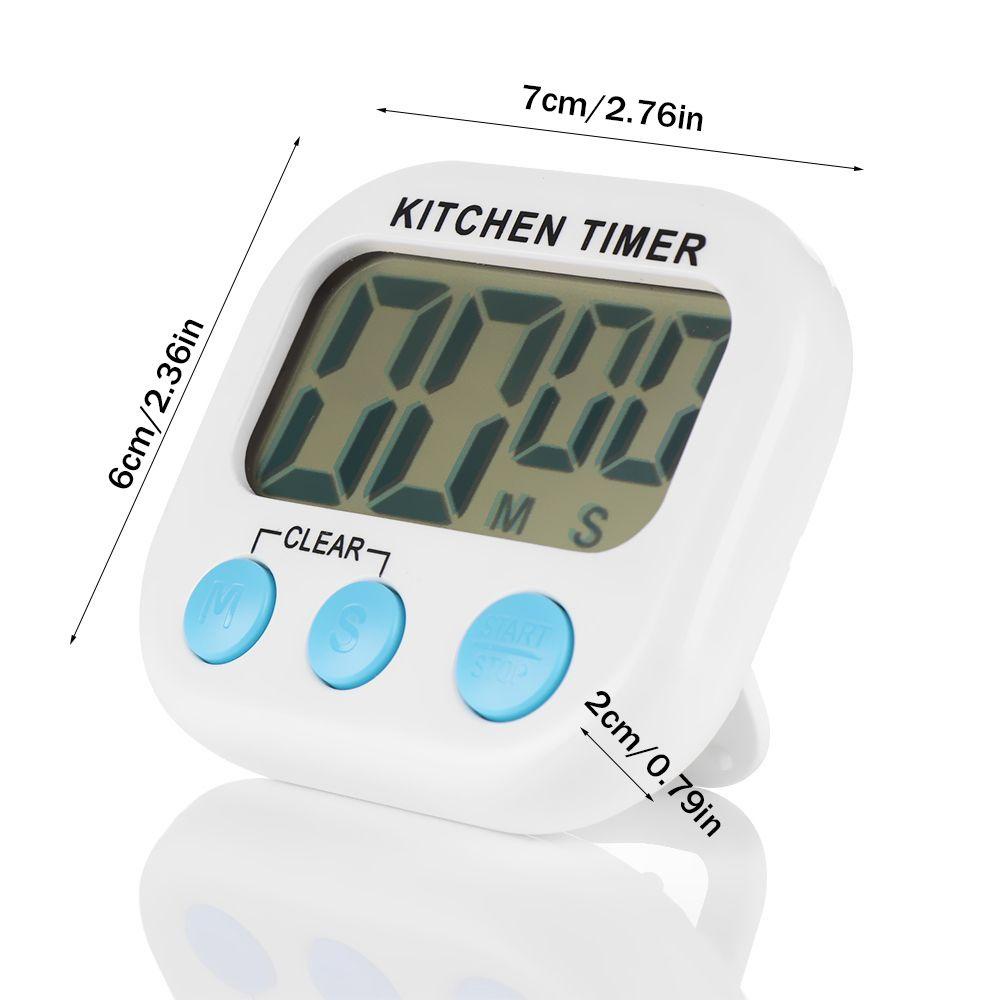 Populer 1PC Timer Dapur Mode Besar Alarm Up Alat Masak Rumah Kitchen Clock Stopwatch Count-Down Up