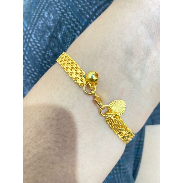 gelang dobel nori mirip emas