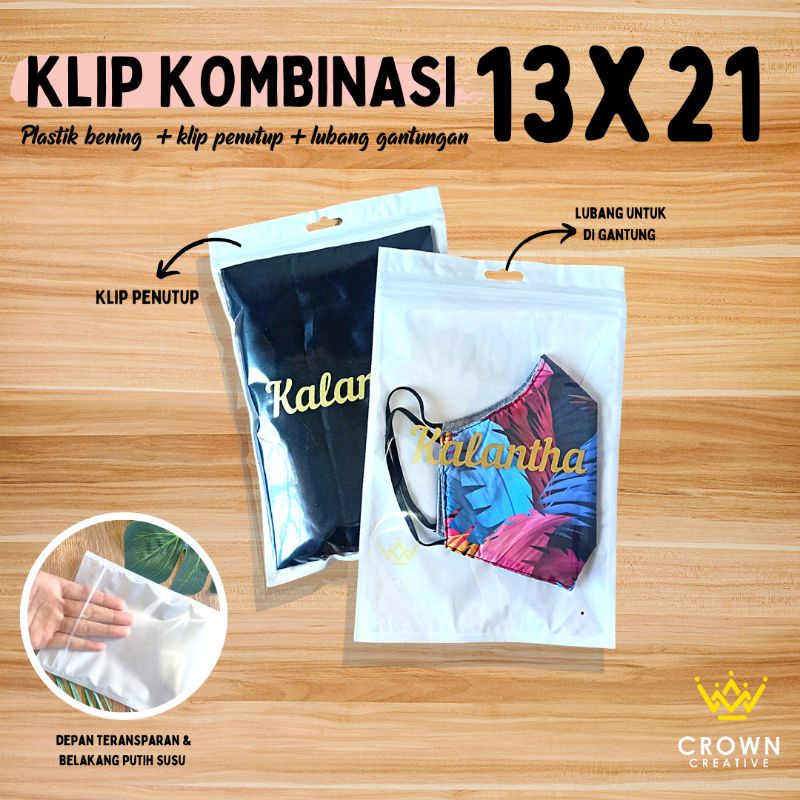 

KLIP KOMBINASI 13X21 (SABLON)