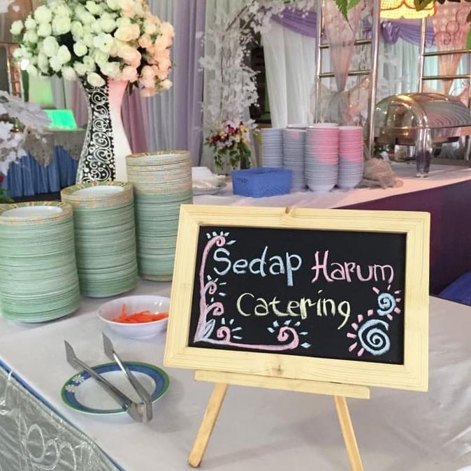 

Office & Stationery | Alat Tulis | Mini Black Chalkboard Message Chalk Board Papan Tulis Menu Tripod Cutw | Best Seller