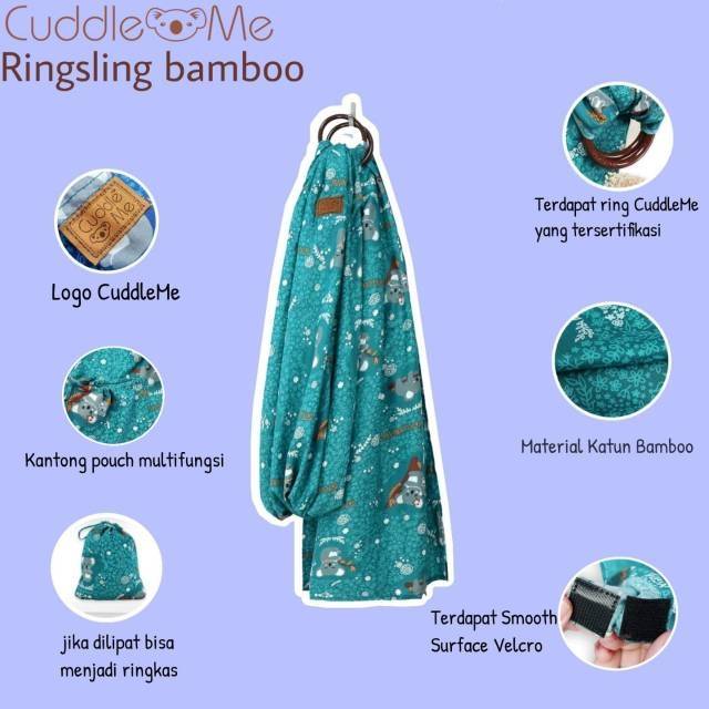 Gendongan Cuddle Me Ring Sling Bamboo/CuddleMe RingSling