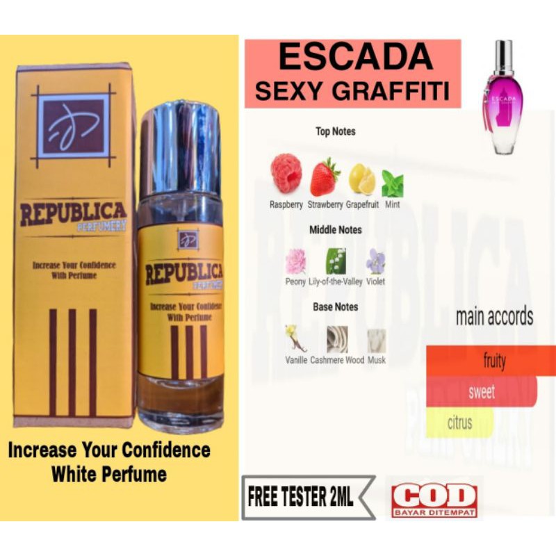 ESCADA SEXY GRAFFITI REFIL REPUBLICA PARFUME