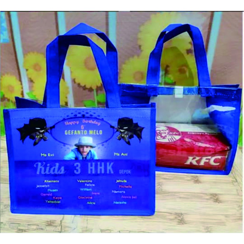 

Tas ultah mika Keren Uk 42 x 18 x 33