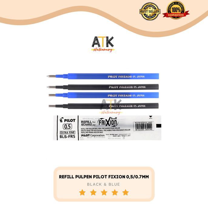 

Big Sale Refill Isi Pulpen Frixion Pilot 0.7/0.5 atk - 0.5 HITAM Big Sale