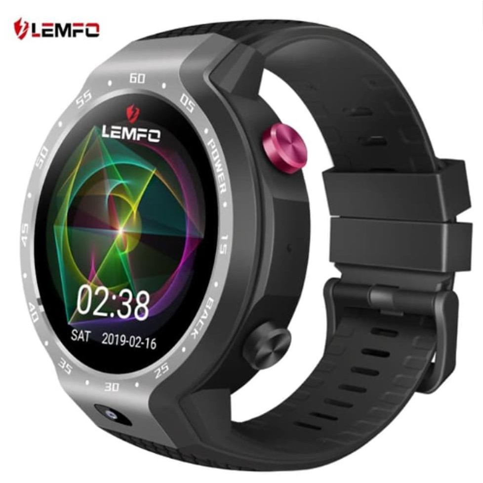 Lemfo Lem9 4G Lte Dual System 5Mp Camera Smartwatch Phone Android 7.1 Friska.Olshop2