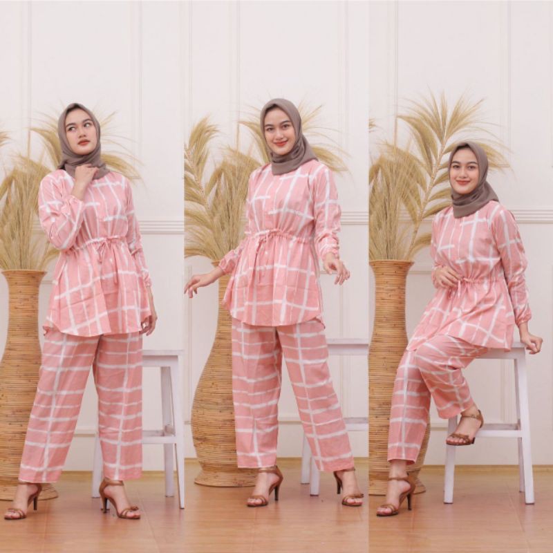 ONE SET TALI SERUT / PIYAMA TALI SERUT / PIYAMA PANJANG / PIYAMA TIE DYE