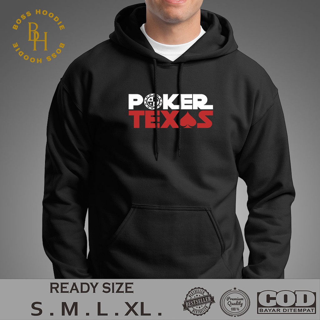 HOODIE POKER TEXAS / JAKET PRIA / HOODIE PRIA / JAKET KEREN