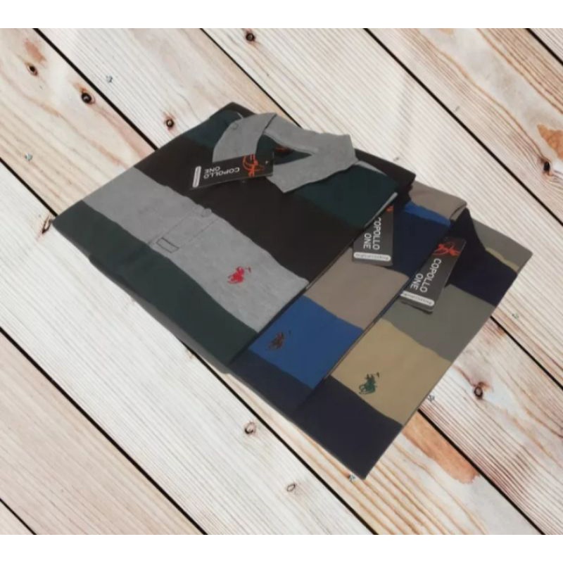 kaos Krah salur pria terbaru kaos Krah salur cowok model kekinian kaos Krah salur cowok model baru