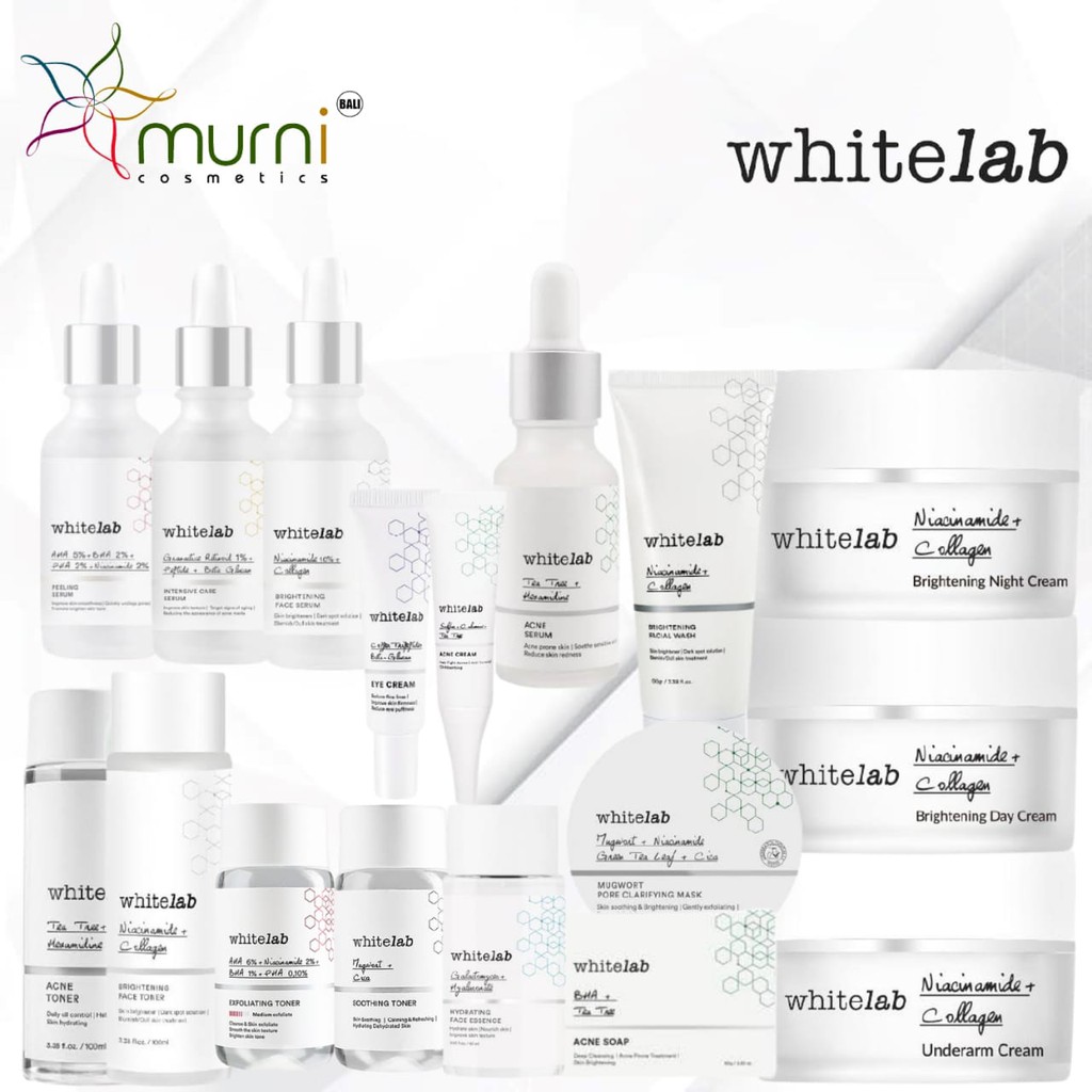 WHITELAB DAY | NIGHT | SERUM | TONER | FACIAL WASH | BODY SERUM | HEARTLEAF SKIN RUTIFYING GEL MASK | UV SHIELD SUNCREEN GEL | INTENSE BRIGHTENING SERUM | PH BALANCED FACIAL CLEANSER | RETINOID