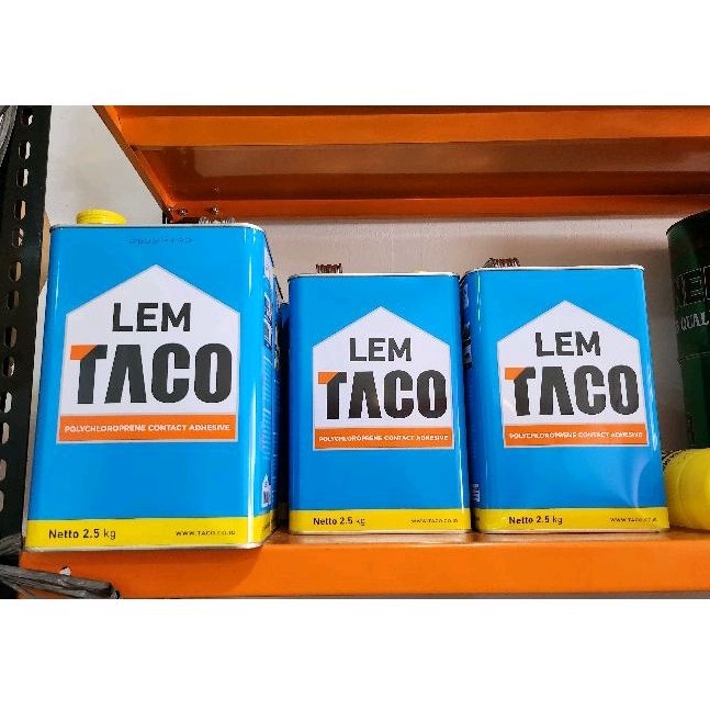 

lem Taco / aibon / lem kuning / lem serbaguna 2.5KG