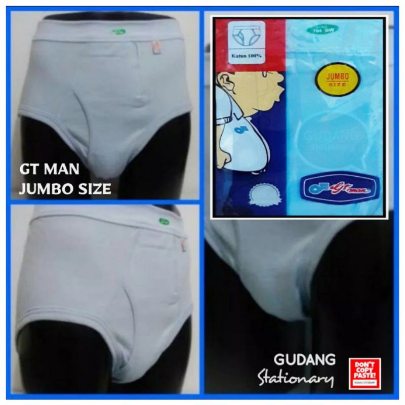 GT Man Briefs Classic Jumbo Size [ isi 12 pcs ]