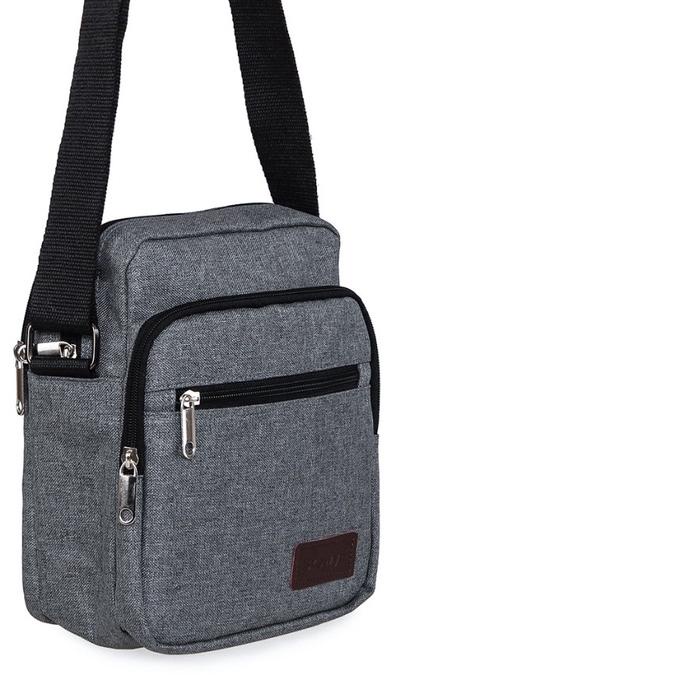 ➯ BREWYN IRVINE Mens Messenger Bag / Tas Messenger Kanvas Pria Tas Pria ☟