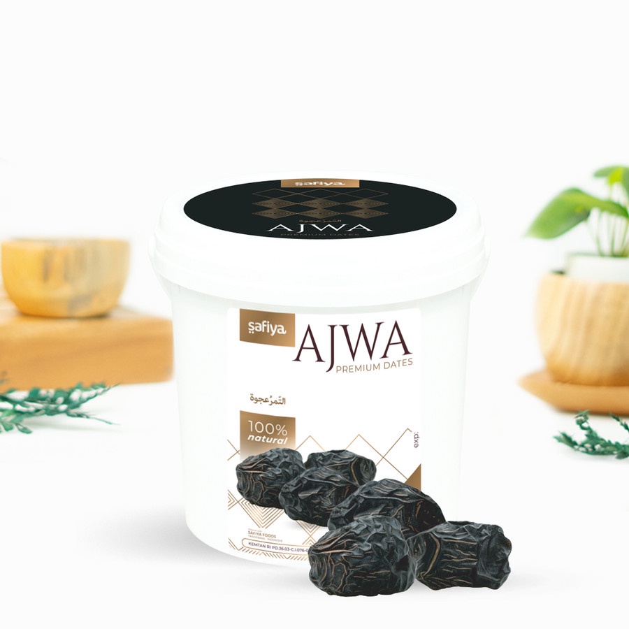 Kurma Ajwa Kemasan Ember 850gr | Kurma Ajwa Kemasan ASLI Super Premium