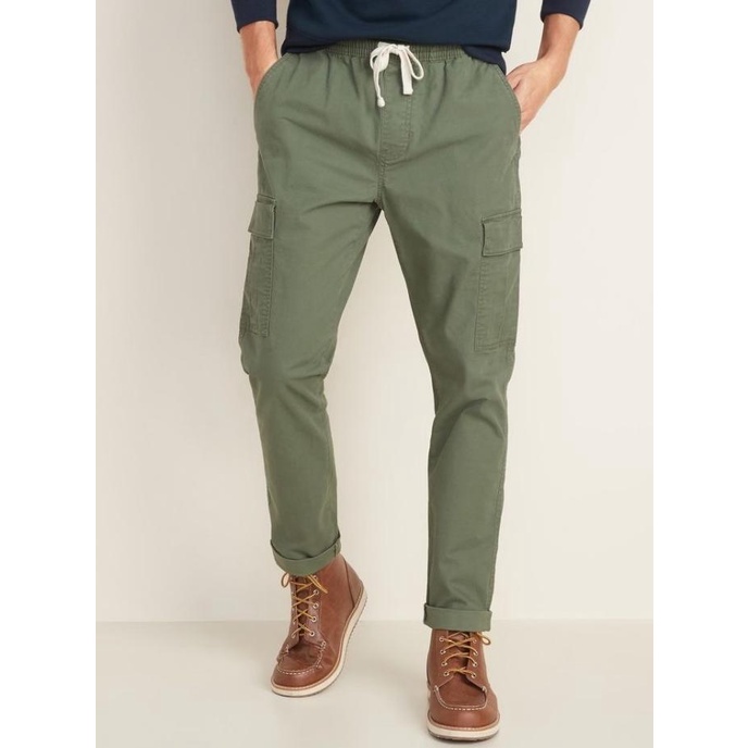 Old Navy Relaxed Slim Pull On Built-in Flex Twill Cargo Pant TERMURAH DAN TERLARIS