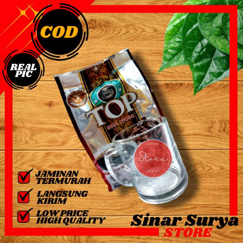 top coffe  kopi bubuk murni 380 gr/kopi bubuk/kopi murni/