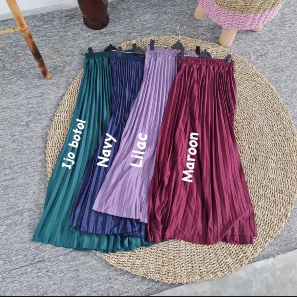 ROK PLISKET PREMIUM BAHAN EVANO JUMBO ORIGINAL TERBARU