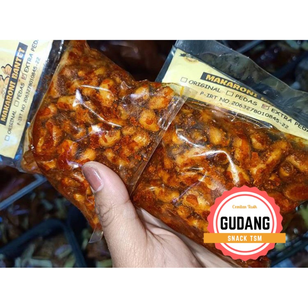 

Makaroni Bantet Extra Pedas 3pcs @70gr