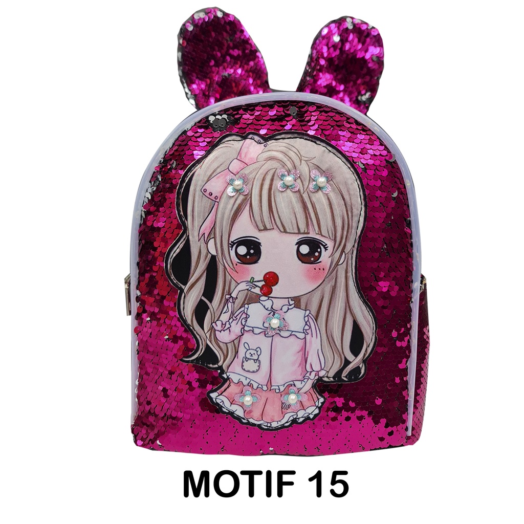 Ransel Anak / Tas Ransel SQUIN LED IMPORT / Tas Sekolah Anak / Tas Anak Sekolah TK  Dan SD Bisa Di Usap Dan Menyala