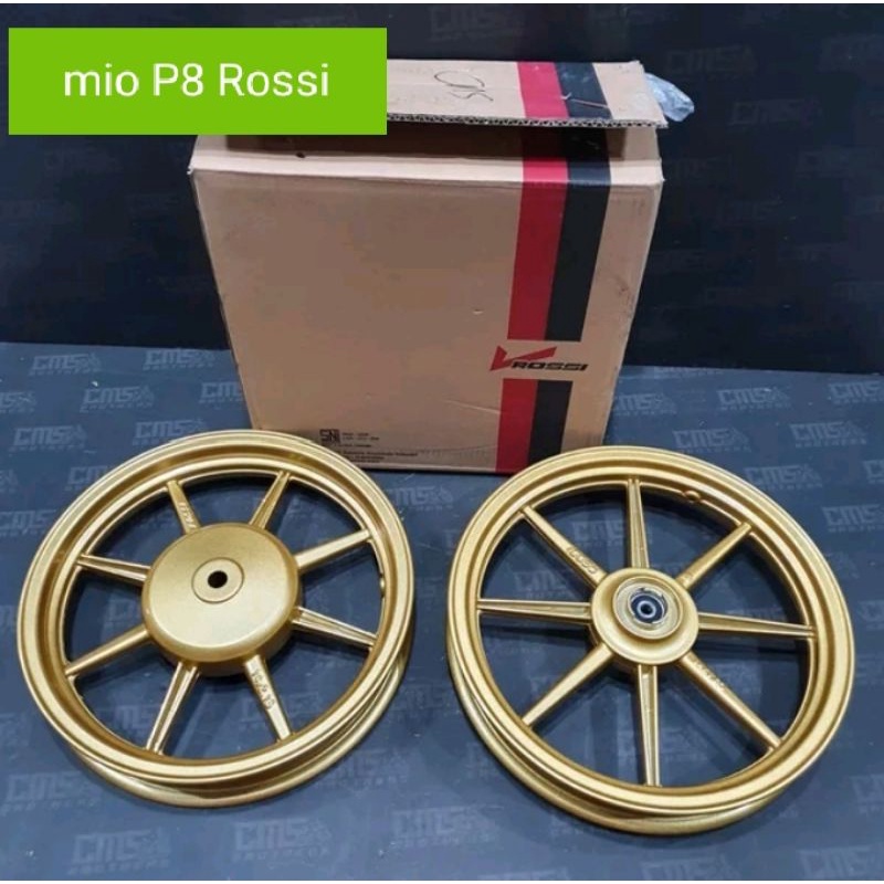 Velg Racing Rossi Mio palang 8 comet Velg Mio palang 8 Rossi comet ring 14 sepasang