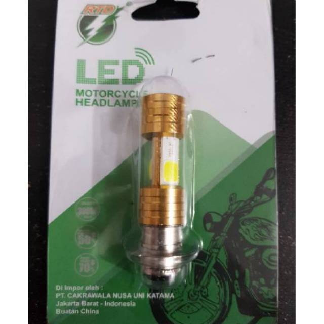 LAMPU LED DEPAN RTD 3 MATA ASLI SUPER TERANG LED MATA BESAR