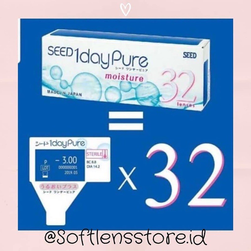 Softlens SEED One day Pure / Softlens Harian