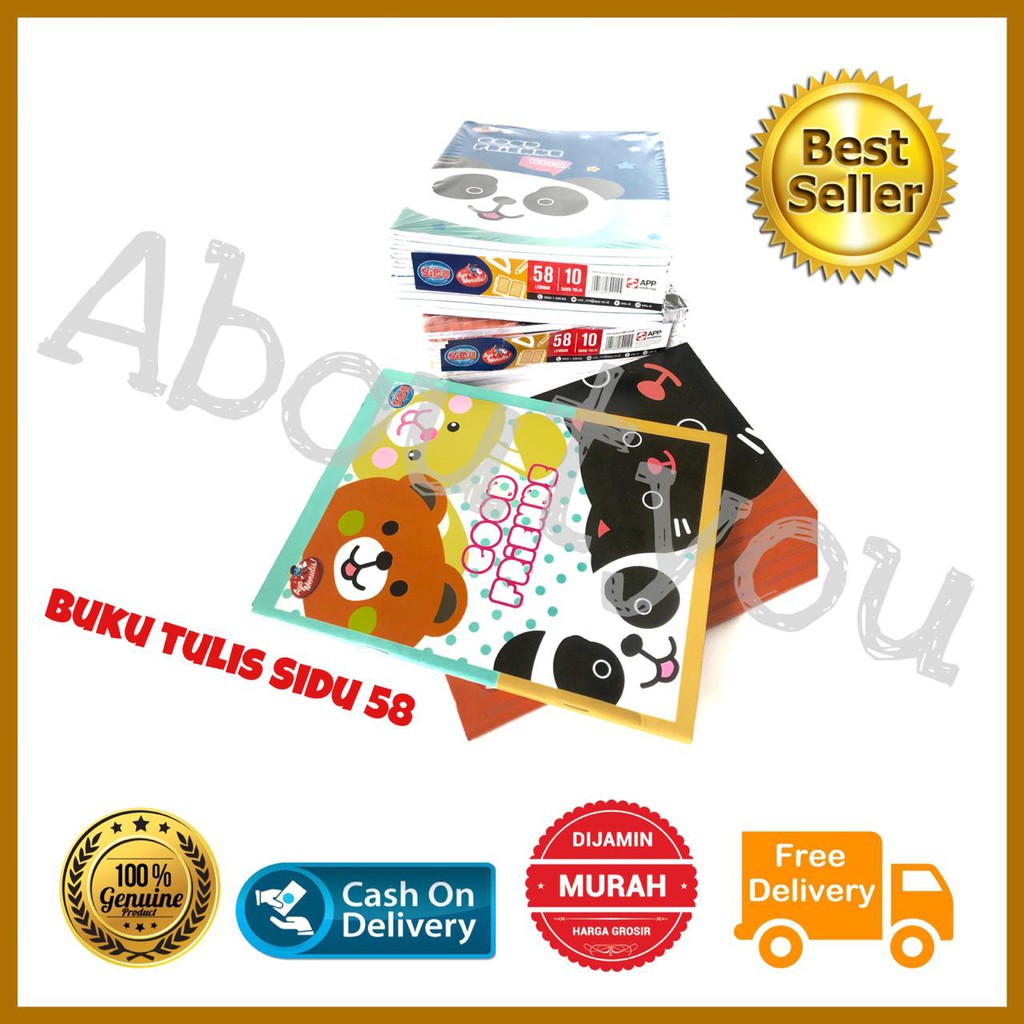 

Promo 10 pcs BUKU TULIS Sekolah SIDU 58 Kuarto Buku MURAH Original