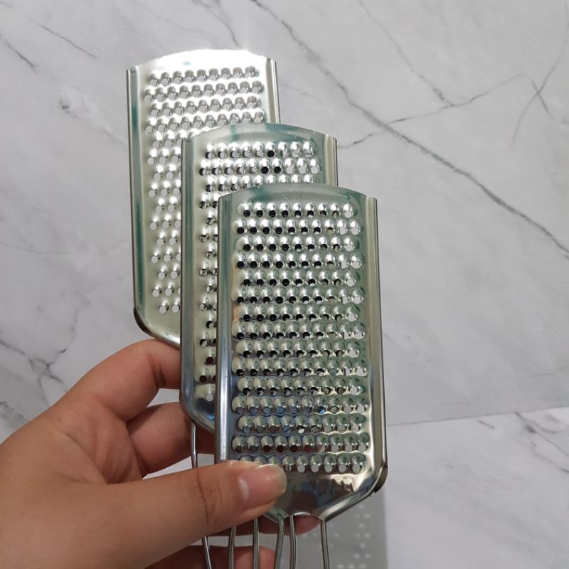 parutan keju Kentang Cheese Peeler Coklat pala Grater stainless