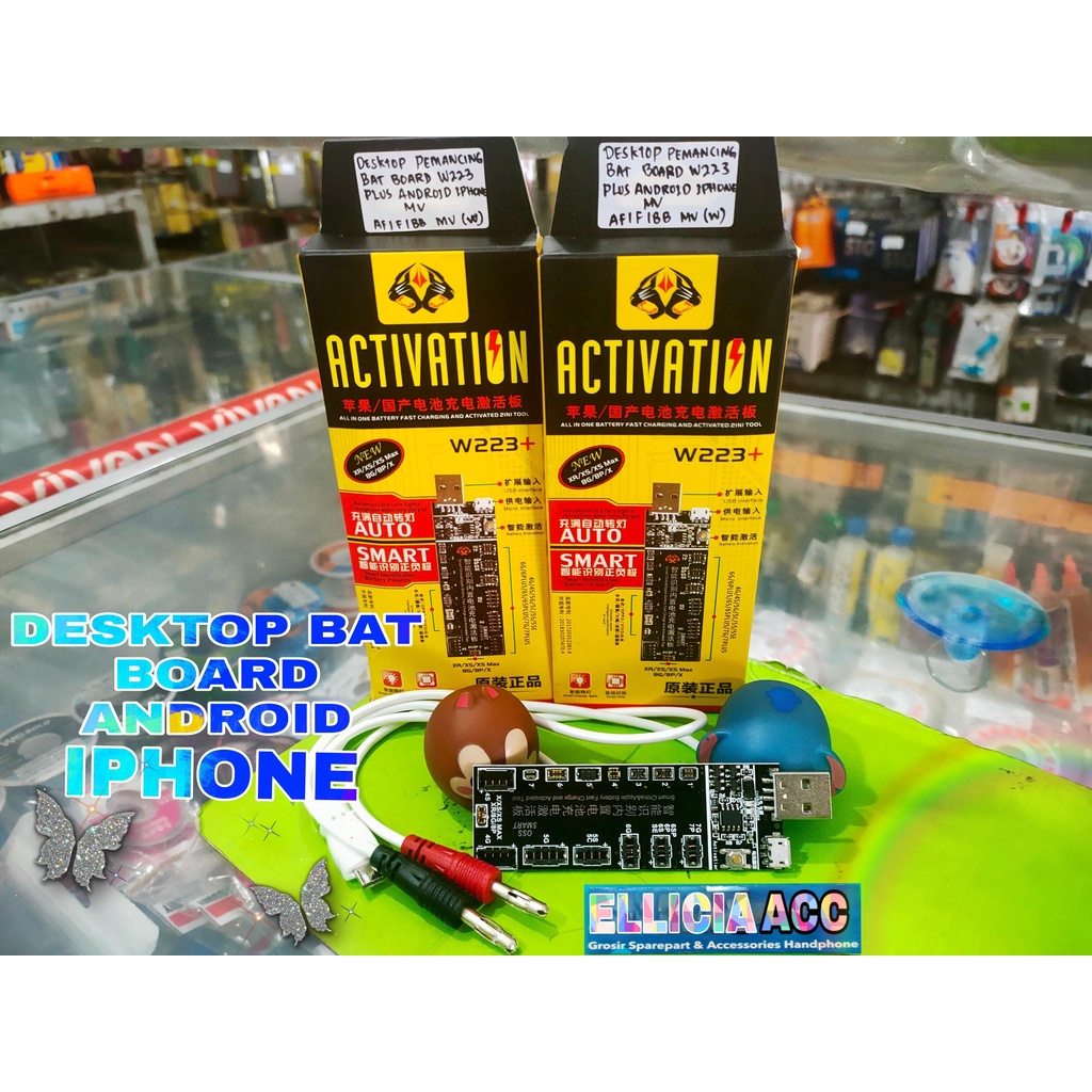 DESKTOP PEMANCING BATTERY BOARD UNIVERSAL ANDROID-IP W233+ AKTIVATOR PCB BATTERY ANDROID - IPHONE UN