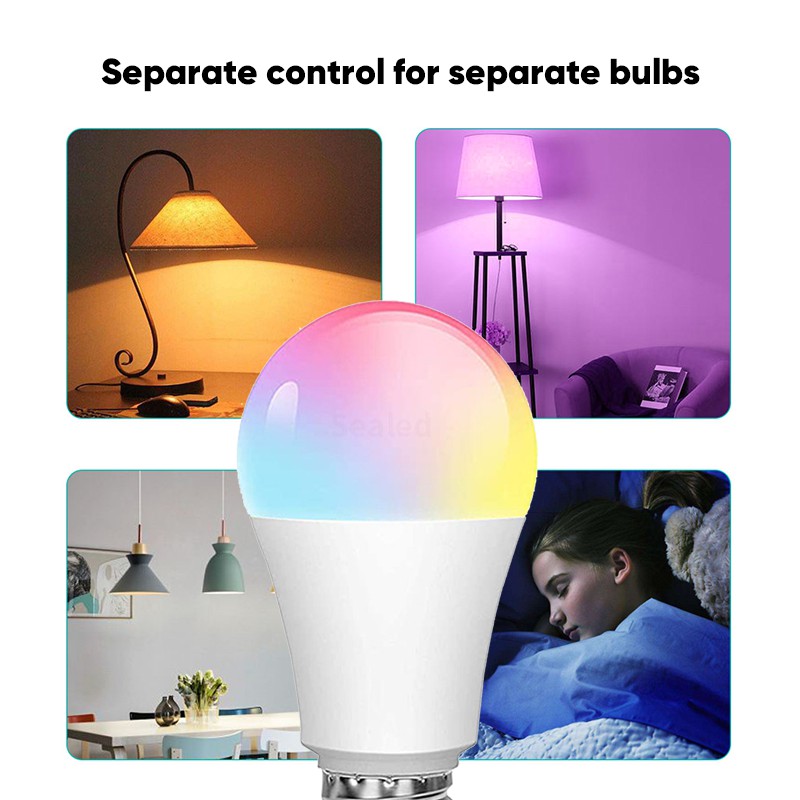 Bepop Smart LED Light Bulb RGB Lampu Bohlam 12W Wifi Wireless APP Control Home Automation