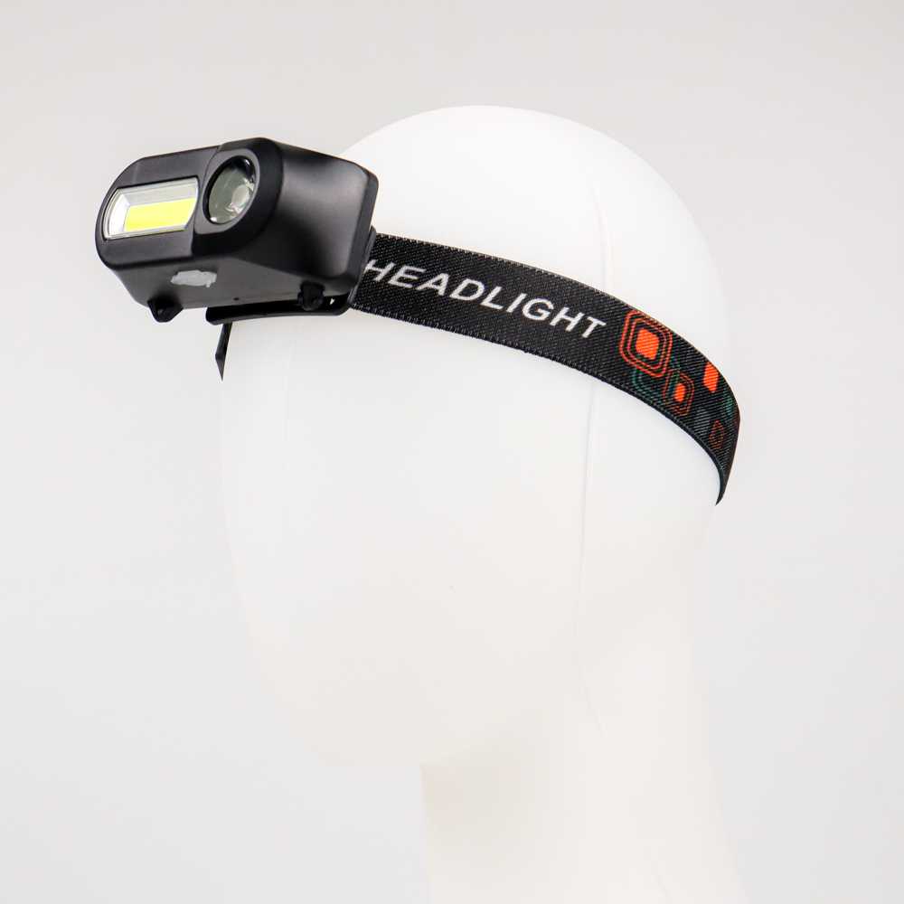 TaffLED Headlamp Flashlight Headlight LED 3 Modes COB - KX-1804